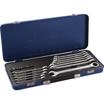 Slika 16-delna GARNITURA ključev z ragljo(8-19mm) ,TECWERK