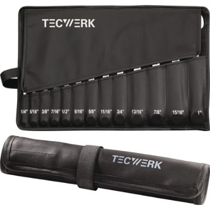 Slika KLJUČ VILIČASTO OBROČNI DIN3113 V 13-DELNI GAR. (1/4"-1"), COLSKI, V ROLO TORBI,