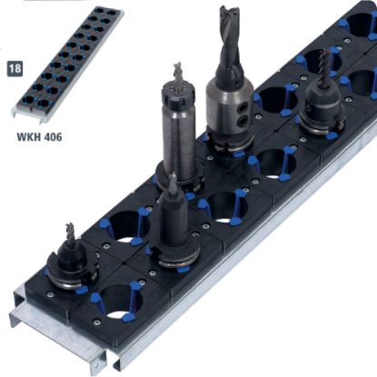 Slika OMARA ZA ORODJE WKS 006 Set Z, s 30 nosilci WKH 406 (za 600 trnov), z izvlečnimi