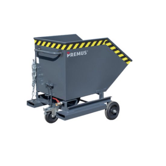 VOZIČEK ZA OSTRUŽKE 250L, 1115X820X990MM - Z VENTILOM, PREMUS