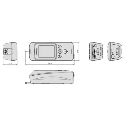 Slika MERILEC HRAPAVOSTI SURFTEST SJ220 (360um) - z USB podatkovnim izhodom MITUTOYO