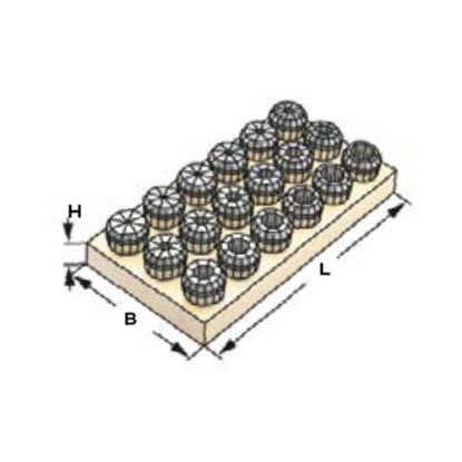 Slika PUŠE VPENJALNE ER20 428EA v 11-delni garnituri D3,0-13,0mm (z tesnenjem za IK)