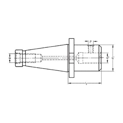 Slika TRN VPENJALNI WELDON DIN2080 SK40/D32mm, L=80mm