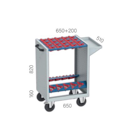Slika VOZIČEK DELOVNI za CNC orodja