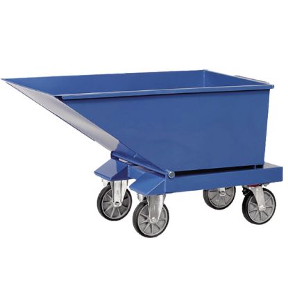 Slika VOZIČEK ZA OSTRUŽKE 250L TYP:4701A 1202x655x390mm - z ventilom RAL5007          