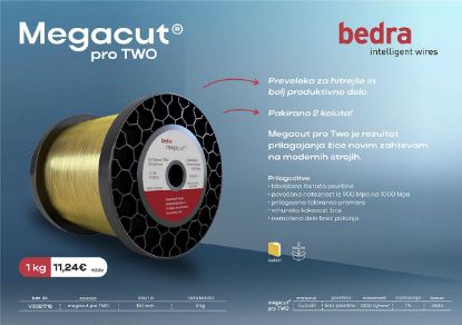 Slika ŽICA ZA EROZIJO Mega Cut PRO TWO 0,250mm/DIN160 8kg (1000MPa) (V3021734-P)