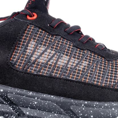 Slika Delovni čevelj s kapico, nizek, črno rdeč, Stepper S1PS ESD