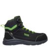 Delovni čevelj s kapico, visok, črno zelen, Wideon S1PS ESD