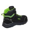 Delovni čevelj s kapico, visok, črno zelen, Wideon S1PS ESD