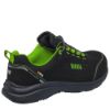 Delovni čevelj s kapico, nizek, črno zelen, Wideon S1PS ESD
