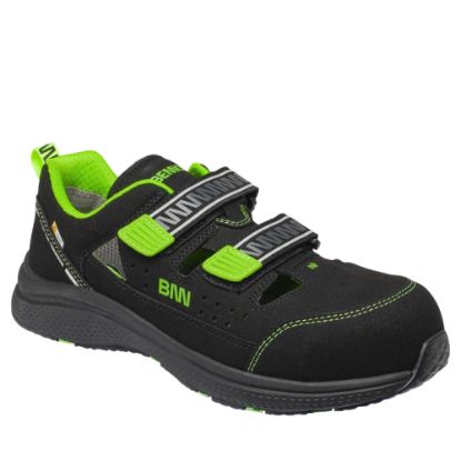 Slika Delovni sandal s kapico nizek, črno zelen, Wideon S1PS ESD