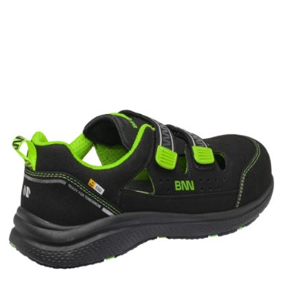 Slika Delovni sandal s kapico nizek, črno zelen, Wideon S1PS ESD