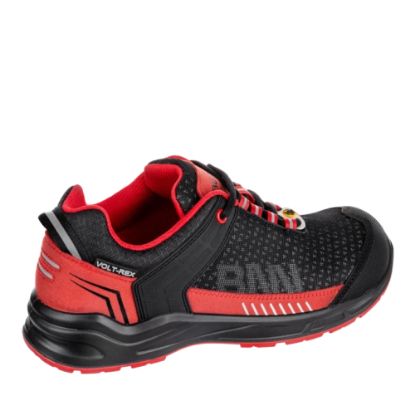 Slika Delovni čevelj s kapico, nizek, črno rdeč, Lumino S1PS ESD