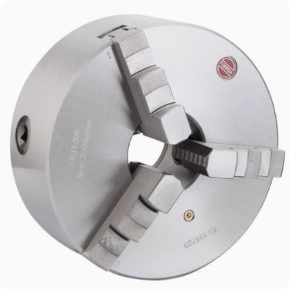 Slika Jeklena vpenjalna glava, tročeljustna DIN6350