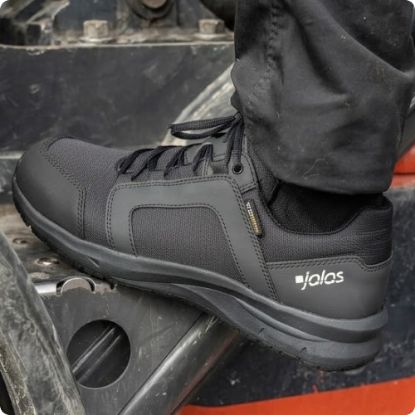 Slika Nizki delovni čevelj s kapico, črne barve, S3S, JALAS 5705