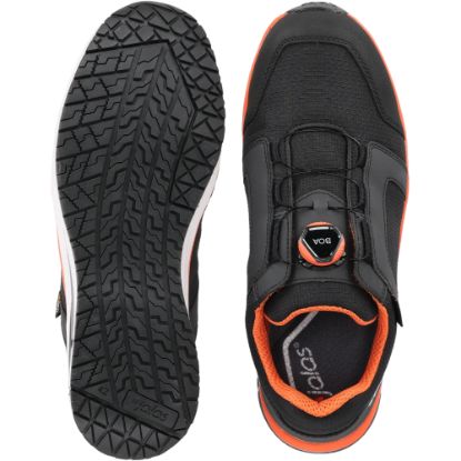 Slika Nizki delovni čevelj s kapico, črno-oranžen, S3S, JALAS 5725