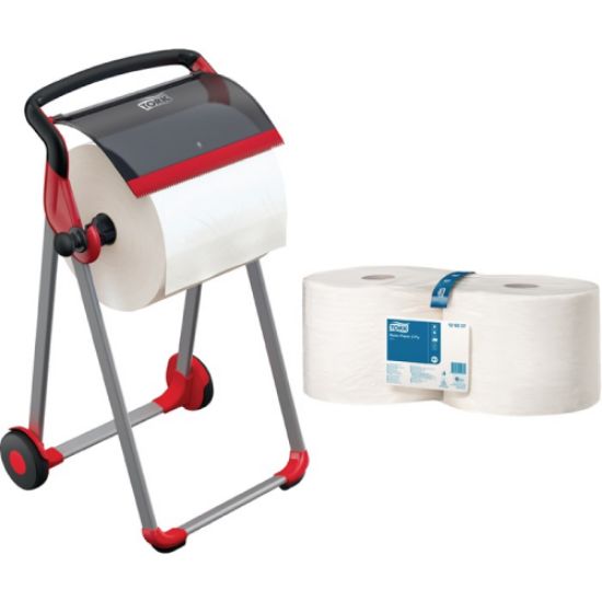 GAR. PODAJALNIK PAPIRJA + 2X ROLA PAPIRJA