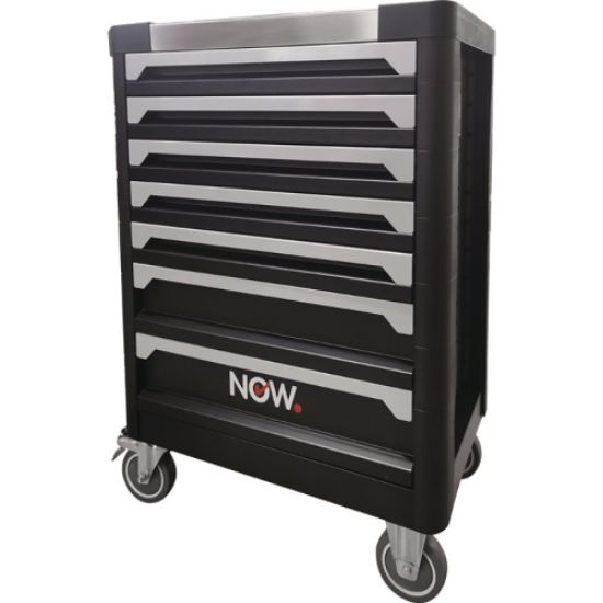 VOZIČEK DELAVNIŠKI S SEDMIMI PREDALI in 173-delno garnituro orodja 683x460x853mm