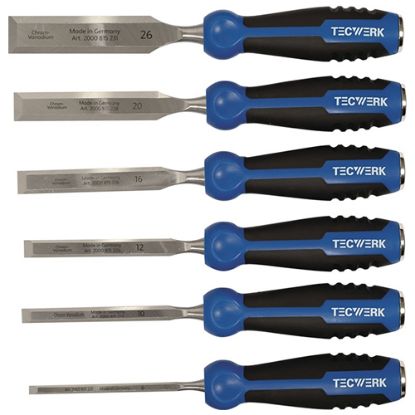Slika Firmer chisel set 2-component handle ,TECWERK
