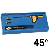 Slika SET ZA GRAVIRANJE VPETJE D6,0mm 45° (DRŽALO  00-99619-V045-03K-32 + 3xPL.V04506T