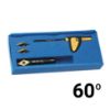 SET ZA GRAVIRANJE VPETJE D6,0mm 60° (DRŽALO 00-99619-V060-03K-32 + 3xPL.V06006T1