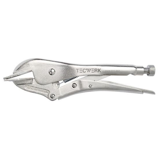 KLEŠČE GRIP S ŠIROKIMI RAVNIMI ČELJUSTMI 244MM/ PROMAT ,TECWERK