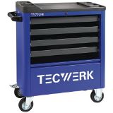 Slika VOZIČEK ORODNI 855x400x895mm s 4 predali, nosilnost 300kg TECWERK