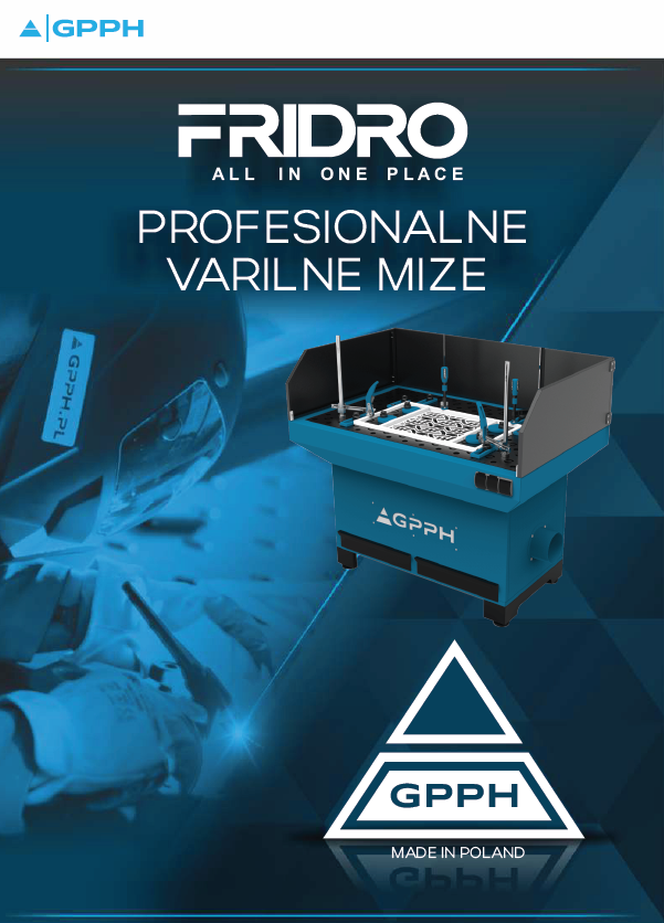Profesionalne varilne mize GPPH