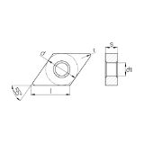 Slika Stružne plošcice  DNMG_M1T