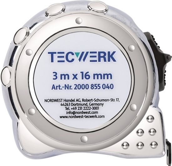 Meter tracni plastika-krom, TECWERK