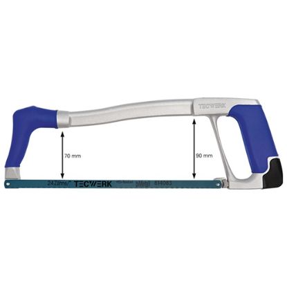Slika Metal saw frame D comfort handle, die cast alu. ,TECWERK