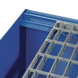 Slika KORITO PRESTREZNO Z REŠETKO 1200X800X360mm, 215L, iz pločevine (za največ 2x200L