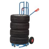 Slika VOZIČEK ZA PNEVMATIKE, NOSILNOST 200 kg, 1510X750mm, ZAJEM  500-885mm, FETRA