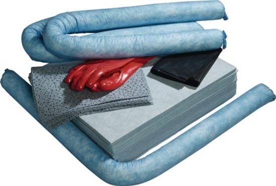 KOMPLET ZA RAZLITJE NAFTE, 50-DELNI, ABSORBIRA DO 50 L, TECWERK