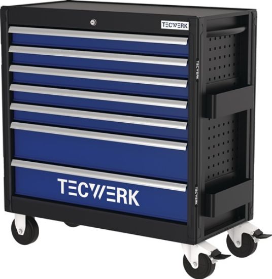 VOZIČEK ZA ORODJE PLUS XL 2.0, 960x465x1020mm, 500kg, 7 PREDALOV, TECWERK