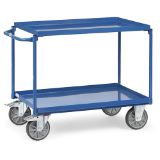 Slika VOZIČEK TRANSPORTNI Z KORITI V DVEH ETAŽAH 1021x500x870mm (nakladalne površine 8