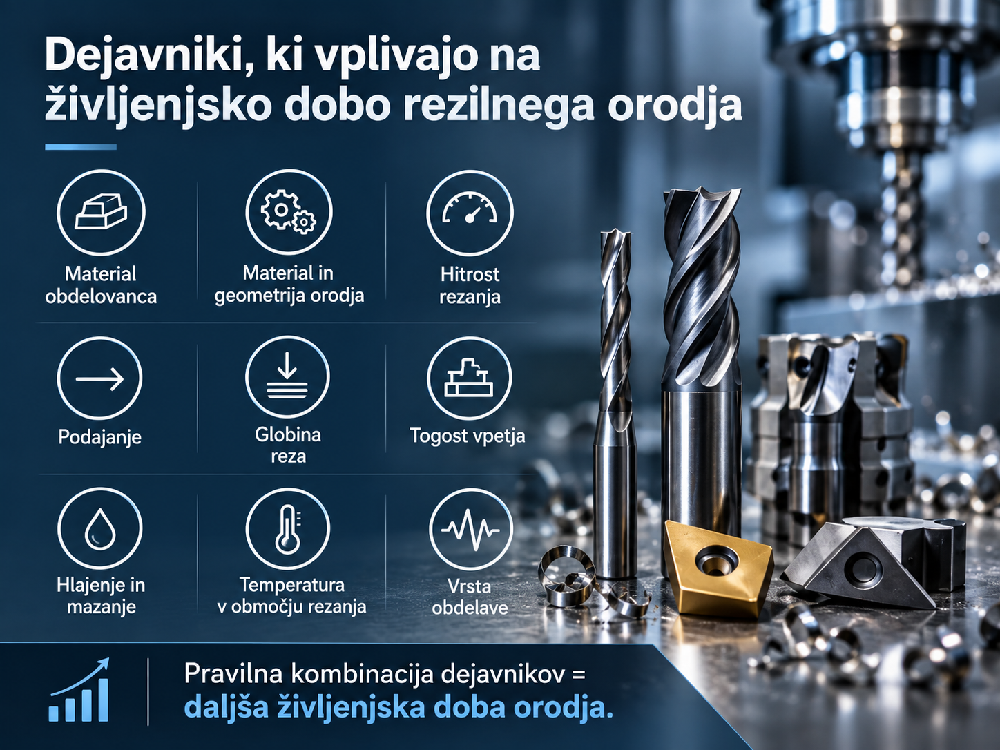Primerjava novega in obrabljenega rezilnega orodja
